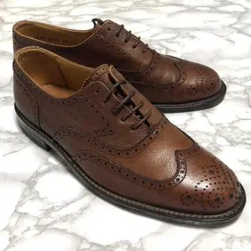 하자품 새상품급 REGAL 리갈 브라운 가죽 윙팁 천연 가죽