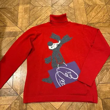 MIEKO UESAKO 골프 터틀넥 스웨터 42 사이즈