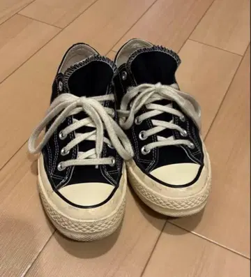 [ 일본 미발매 ] CONVERSE CT70 블랙 로우컷 24cm