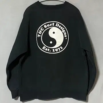 00s 타우칸 페이드 블랙 L 빈티지 맨투맨