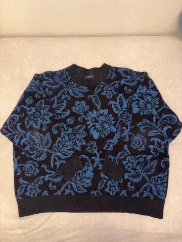 Hare 몰 니트 풀오버 꽃무늬