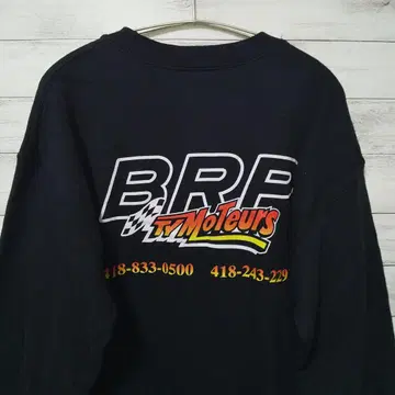 GILDAN 백 프린트 맨투맨 블랙 USA 구제 의류