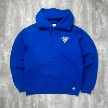 러셀 자수 로고 택 후드 맨투맨 블루 M 6018