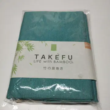 TAKEFU 죽포 밤부 대나무 복대 M 사이즈 터콰이즈 블루 남녀 공용