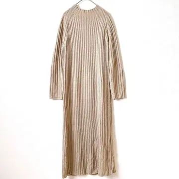 아이템즈 어반 리서치 롱 니트 원피스 아크릴 100% 베이지