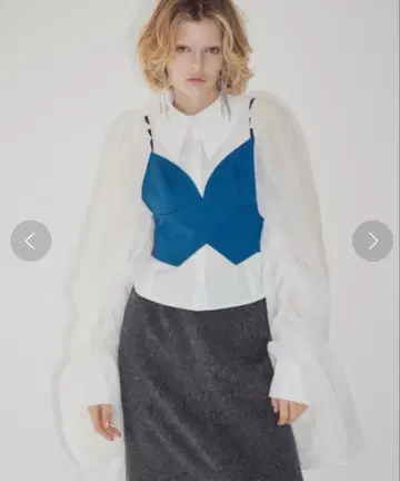 라벨에튀드 백리본 뷔스티에