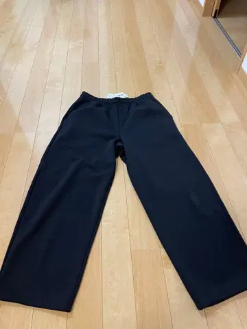 UNIQLO:C 맨투맨 와이드 팬츠 블랙 L