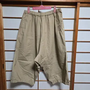 후아이 베이지 와이드 팬츠 프리 사이즈