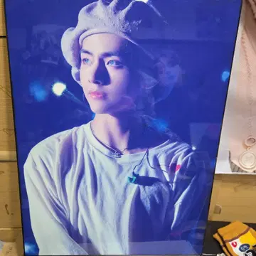 BTS 태태 마스터 액자 A3