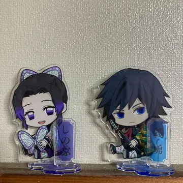 귀멸의 칼날 귈귈또 아크릴 피규어 코쵸우 시노부와 토미오카 기유