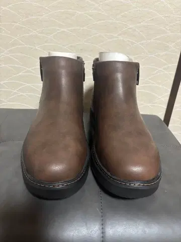 pansy 브라운 숏부츠 지퍼