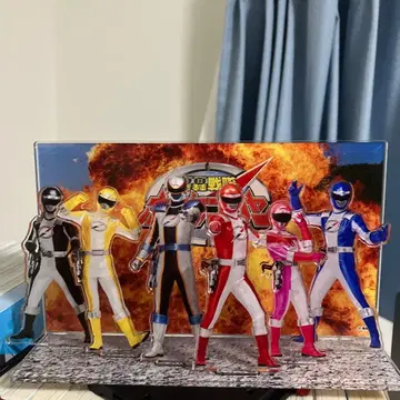 전 슈퍼 전대전 아크릴 디오라마 고고전대 보우켄저