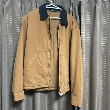 ZARA 코튼 자켓 브라운