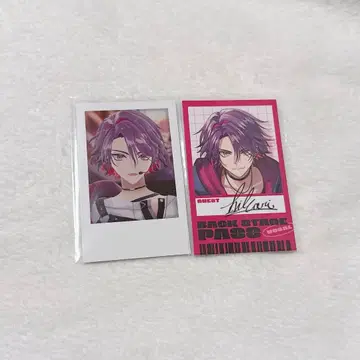 니지산지 와타라이 히바리 2시라던가 가요제 폴라로이드 포토 카드