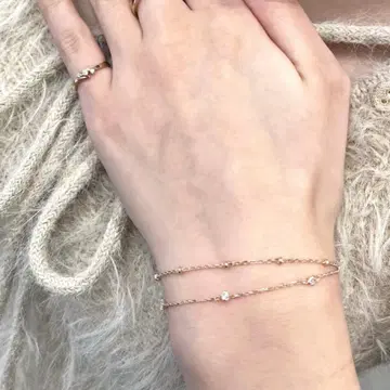 Canal 4C 2연 체인 팔찌