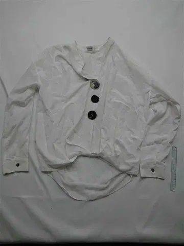 아메리 AMERI 비대칭 디자인 셔츠 화이트 계열 여성용