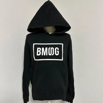 BMSG 후드 부착 스웨트 셔츠 블랙