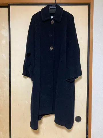 MOSCHINO 롱 코트 차콜 그레이