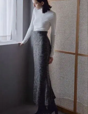 maison celon weed mermaid skirt