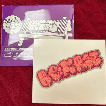 [ BE:FIRST ] 모코모코 자수 스티커 BE:FIRST