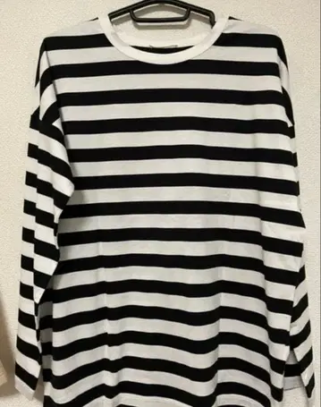 Deuxieme Classe 보더 티셔츠 긴팔