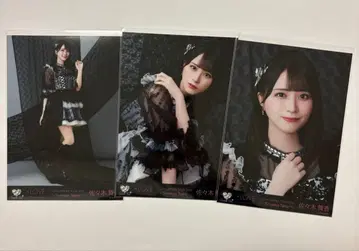 =LOVE 이코러브 브로마이드 블랙 의상 사사키 마이카