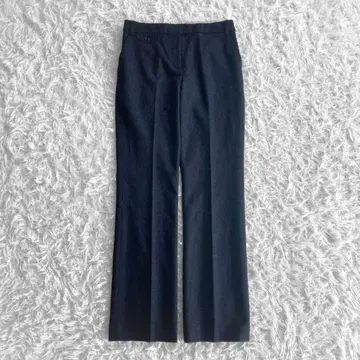 Paul Smith Women 팬츠 슬랙스 L 네이비 센터 프레스