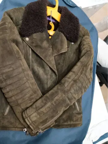 [ 극비품 ] POLO 퍼플 라벨 무스탕 라이더스