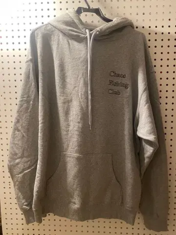 Chaos Fishing Club 후드티 그레이
