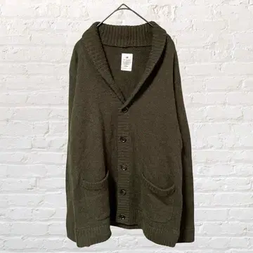 12254 어반 리서치 도어스 니트 가디건 카키 울 혼방 M