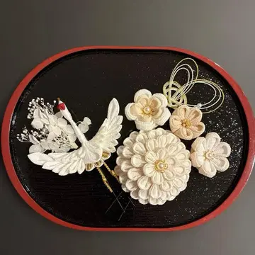 츠마미자이쿠 머리 장식 결혼식 성인식 시치고산