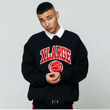 XLARGE 칼리지 로고 크루넥 맨투맨 사이즈 XL