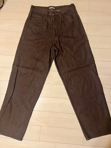 (AURALEE)HARD TWIST DENIM WIDE PANTS
