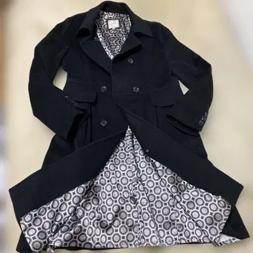 트렌치코트 여성용 다크 네이비 M 사이즈