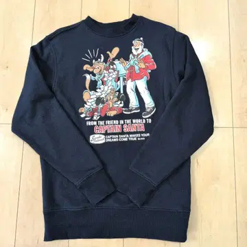 캡틴 산타 캐릭터 트레이닝복 S 네이비