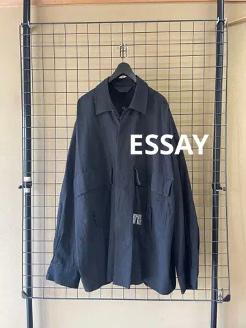 ESSAY 에세이 오버 사이즈 오픈 카라 셔츠 Big Shirt