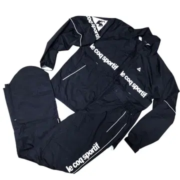 르꼬끄골프 우비 셋업 상하의 세트 블랙 화이트 남성용 M 컨디션 최상