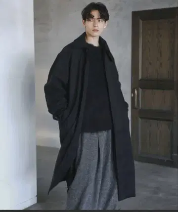 CTHY 오버 사이즈 스텐카라 코트 S