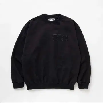 TTT_MSW ttt 로고 스웨트 (BLACK) S 사이즈