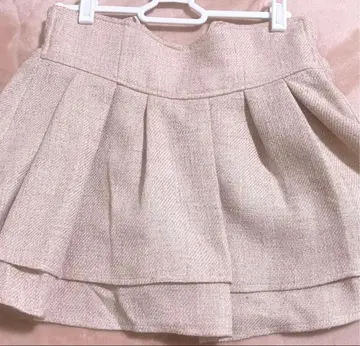 미셸 마카롱 트위드 핑크 슬림 레그 스커트 michellMacaron