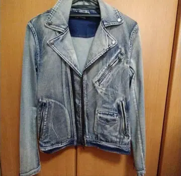 [ 새상품급 ] CavariA 데님 라이더 자켓 캬바리아 M G