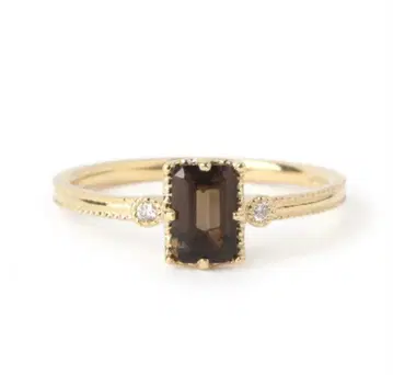 시에나 로제 스모키 쿼츠 반지