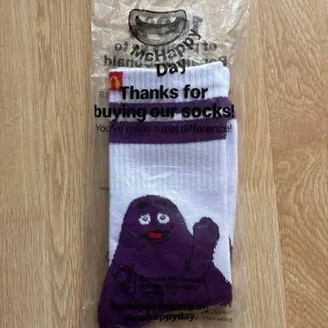 맥도날드 그리머스 양말 (성인용)