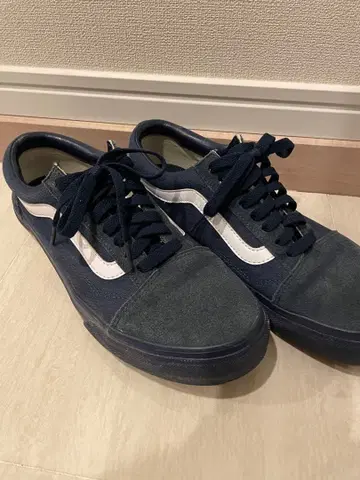 반스 올드스쿨 네이비 스웨이드 스니커즈