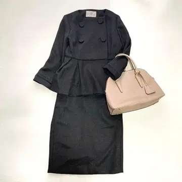 새상품급 [ DRESS LAB ] 셋업 프릴 블랙