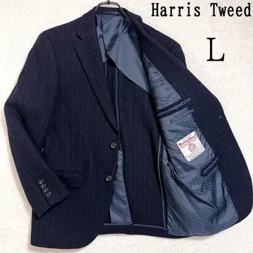 [ RESPECT ] 해리스 트위드 원단 트위드 자켓 L 사이즈