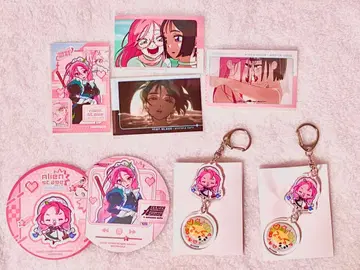 에이리언 스테이지 미지 스아 연결 키링 혜택 코스터 애니카페