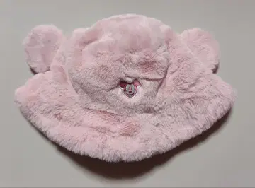 당일 발송 디즈니 미키 버킷햇 핑크 퍼 복슬복슬 버킷햇