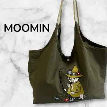 스너프킨 MOOMIN 토트백 카키 그린