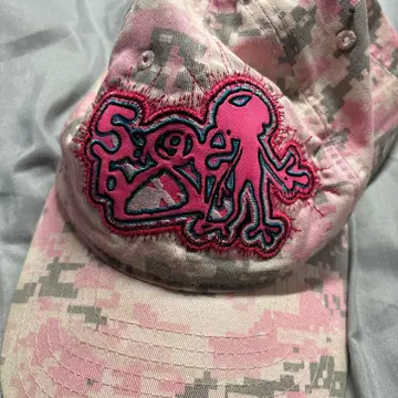 5ageboy 핑크 카모플라쥬 캡